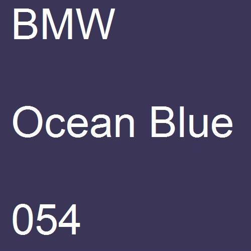 BMW, Ocean Blue, 054.